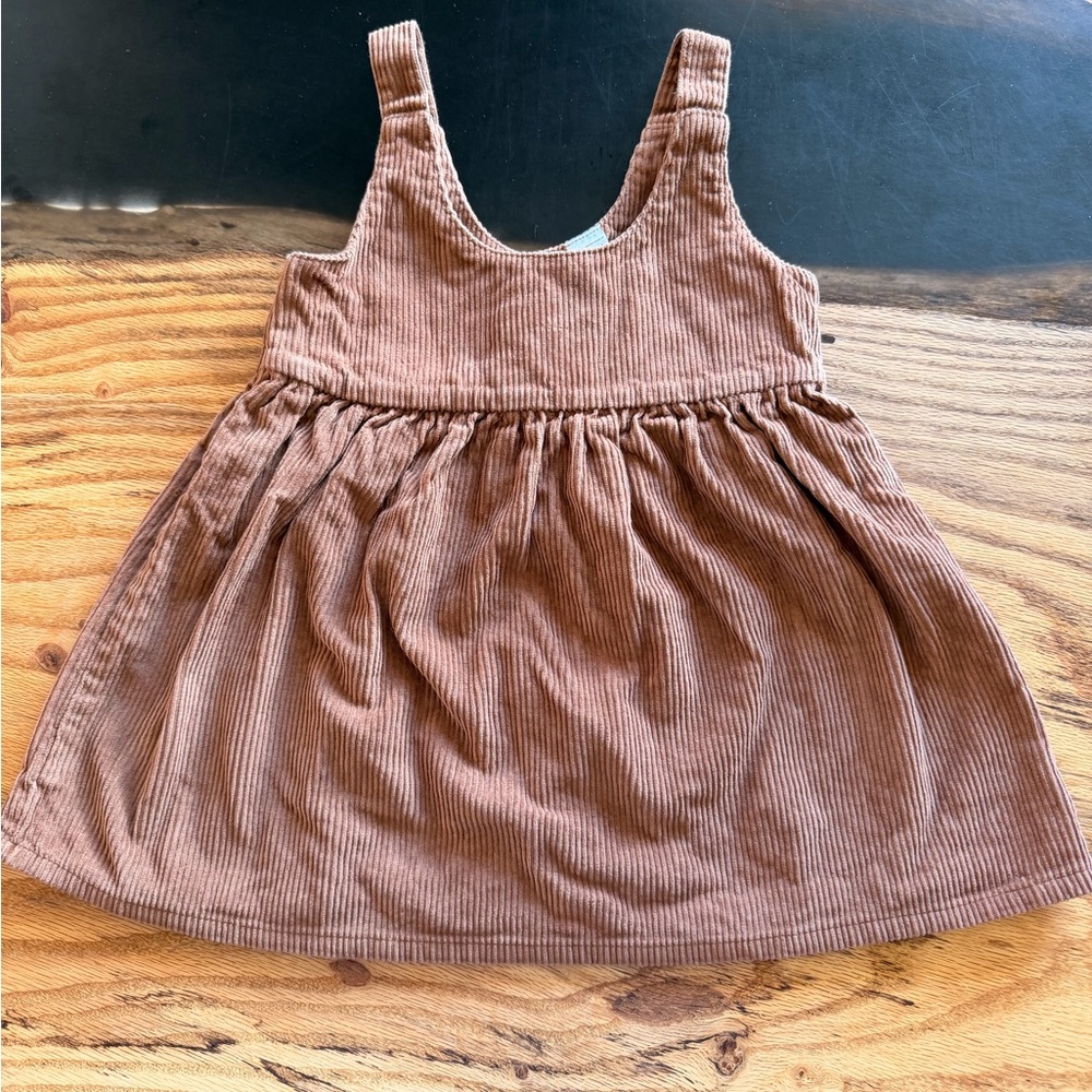 Carter's Corduroy Pinafore Dress in Brown